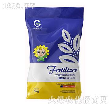聚谷氨酸+小分子碳-平衡型大量元素水溶肥18-18-18+TE-高晟聯合