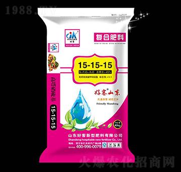 高塔黃腐酸鉀硝硫基復(fù)合肥料15-15-15-好客-安德施生物