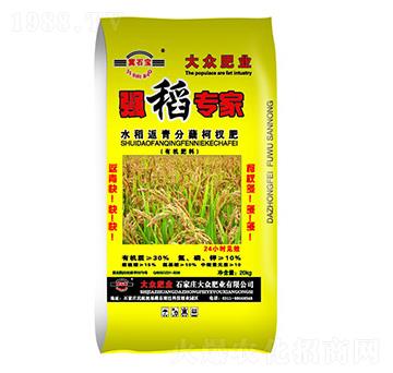 水稻專用返青分蘗柯杈肥-強稻專家-大眾肥業(yè)