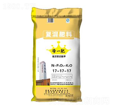 瓜果經(jīng)濟(jì)作物高濃度硫酸鉀復(fù)混肥料17-17-17-帝一肥-帝益肥