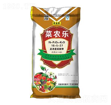 蔬菜專用高濃度硫酸鉀復(fù)混肥料16-5-27-菜農(nóng)樂(lè)-帝益肥