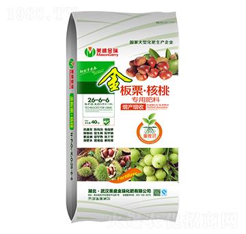 板栗、核桃專用肥料26-6-6-美盛金瑞