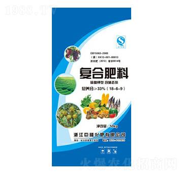 硫酸鉀型復(fù)合肥料18-6-9-巨龍肥業(yè)