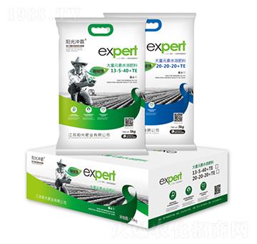 弱堿性大量元素水溶肥料套裝20-20-20+TE-陽光沖霸-陽光肥業(yè)