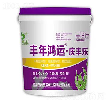 大量元素·有機水溶肥100-80-270+TE-豐年鴻運豐樂-鴻運來