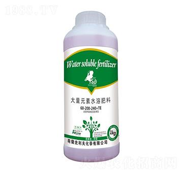 大量元素水溶肥料60-200-240+TE-荷牛-史利夫