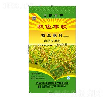 水稻專(zhuān)用摻混肥料18-17-16-秋色豐收-億豐