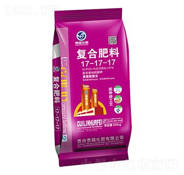 高濃度純硫酸鉀復(fù)合肥料17-17-17-貴磷化肥