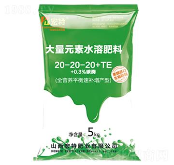 全營養(yǎng)平衡速補(bǔ)增產(chǎn)型大量元素水溶肥20-20-20+TE-宏特肥業(yè)