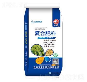 鋅腐酸硫酸鉀復(fù)合肥12-18-15-紅磷-世紀(jì)云天