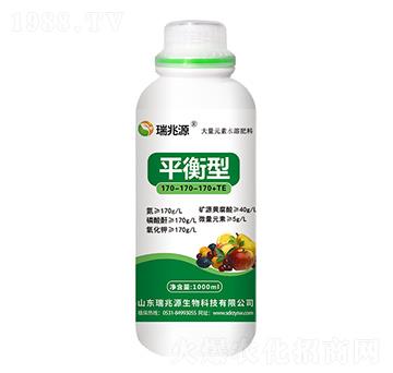 平衡型大量元素水溶肥170-170-170+TE-瑞兆源生物