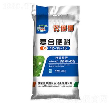 純硫酸鉀復(fù)合肥料12-18-15-農(nóng)倍得-大地云天