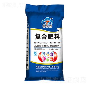 純硫酸鉀復(fù)合肥料12-18-15-塞云天-大地云天