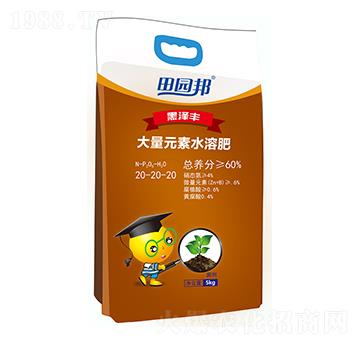 田園邦生物菌水溶肥20-20-20--農大生態(tài)