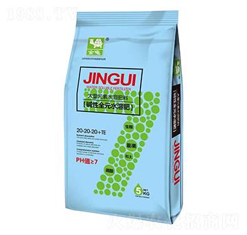 大量元素水溶肥料[堿性全元水溶肥]20-20-20+TE-金龜-深藍(lán)生物