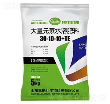大量元素水溶肥料30-10-10+TE-嘉柏利